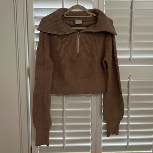 Varley half zip knit pullover